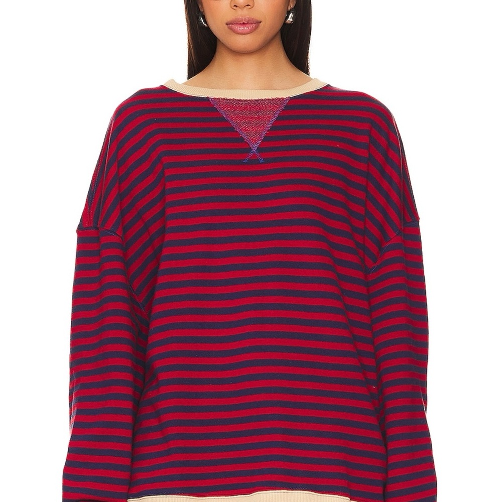 Revolve x We The Free (Free People) Striped Crew in Nautical Combo - Medium